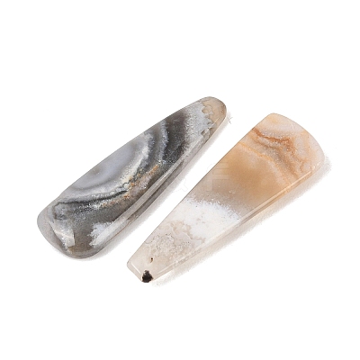 Natural Mexican Agate Pendants G-K381-21A-1