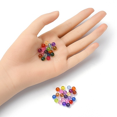 1488Pcs 24 Colors Transparent Acrylic Beads MACR-YW0002-68-1