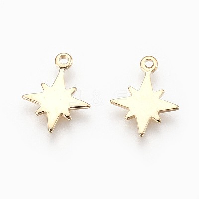 Brass Charms X-KK-T029-17G-1