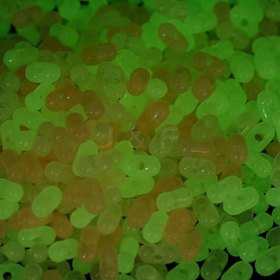 Luminous Transparent Acrylic Beads LACR-D009-01F-1