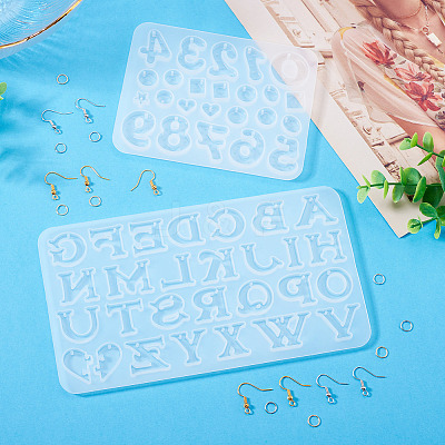 2Pcs Silicone Pendant Molds FIND-TA0006-22-1