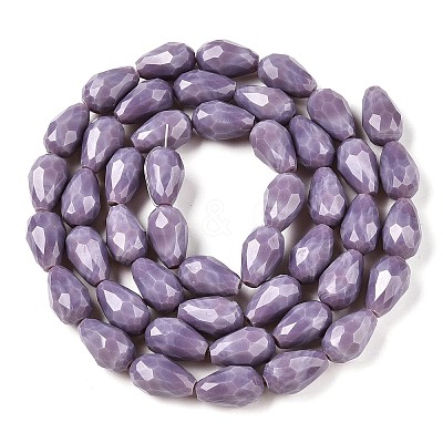 Opaque Solid Color Beads Strands EGLA-N013-P10mm-D09-1