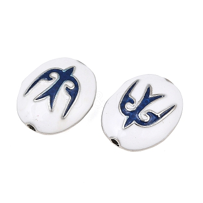 Brass Enamel Beads KK-CBA7BFE-01P-02-1