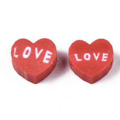 Handmade Polymer Clay Beads X-CLAY-N008-032D-1