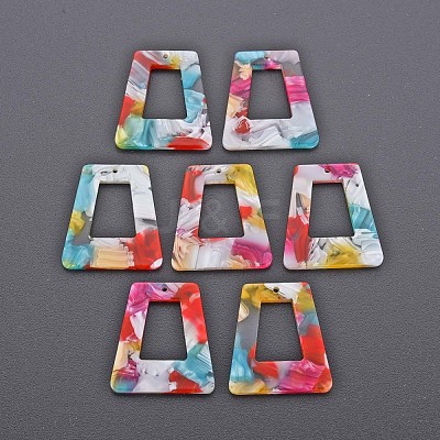Cellulose Acetate(Resin) Pendants KY-N015-020-01-1