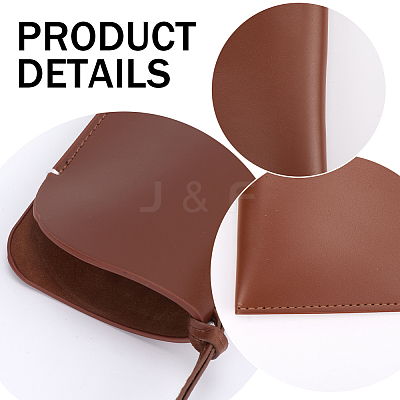 Rectangle PU Leather Eyelasses Case AJEW-WH20130-58A-1