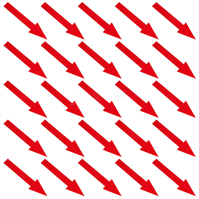 PVC Self Adhesive Arrow Label Stickers DIY-CP0013-44A-1