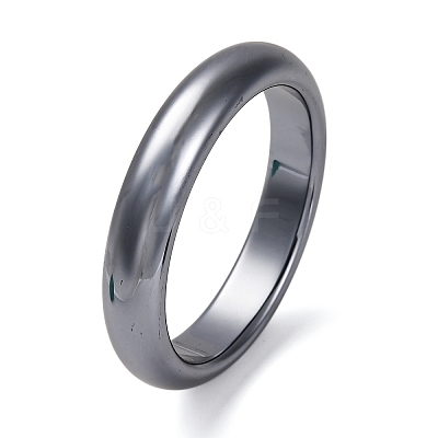 Natural Terahertz Stone Bangles BJEW-H619-01F-1