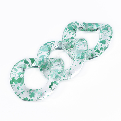 Transparent Acrylic Linking Rings OACR-N009-015A-B09-1