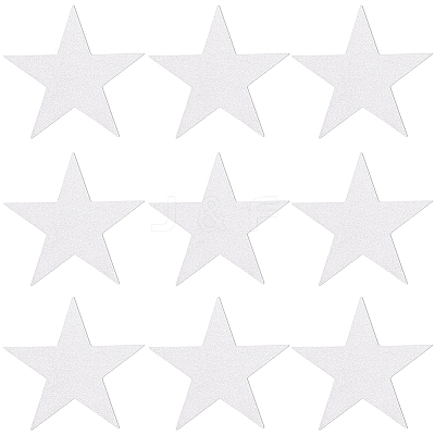 60Pcs Paper Glitter Star Wall Decoration AJEW-SP0001-17B-1