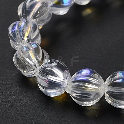 Transparent Glass Beads Strands GLAA-F114-02A-10-1