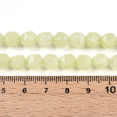 Dyed Natural White Jade Beads Strands G-T139-8mm-46K-1