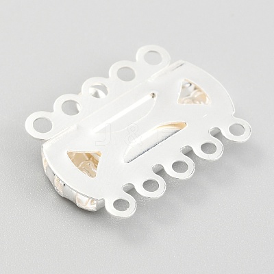 304 Stainless Steel Box Clasps STAS-H151-17S-1