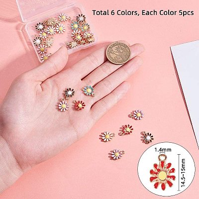 Alloy Enamel Pendants PALLOY-PH0005-67-1