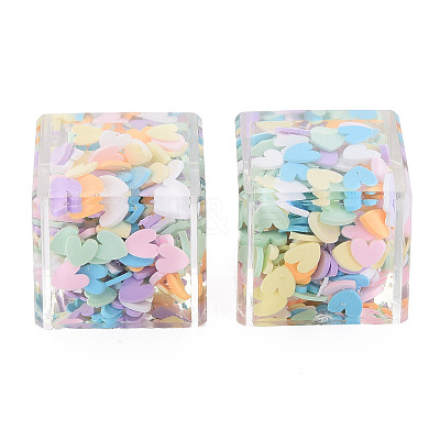 Translucent Acrylic Cabochons TACR-N006-38-1