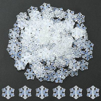 Transparent Acrylic Beads OACR-YW0001-68-1