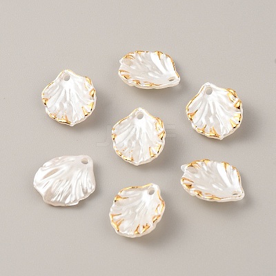 Opaque Frosted Resin Pendants RESI-WH0026-47A-01-1