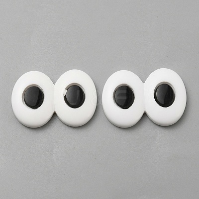 Plastic Doll Craft Eyes Cabochons KY-WH0048-50A-1