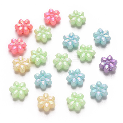 Opaque Acrylic Beads SACR-R250-16-1