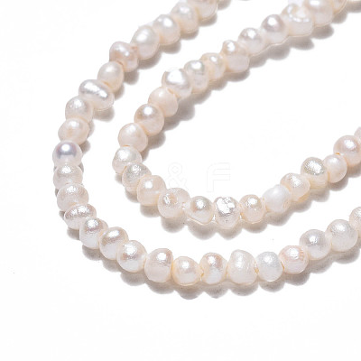 Natural Cultured Freshwater Pearl Beads Strands PEAR-N013-02H-1