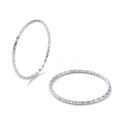 Non-Tarnish 304 Stainless Steel Textured Finger Rings X-RJEW-G298-03P-1