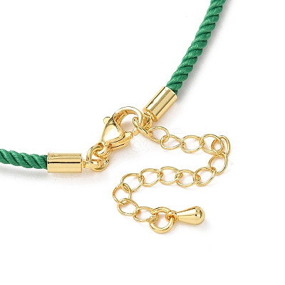 2MM Round Nylon Milan Cord Necklace Makings MAK-F038-C29-G-1