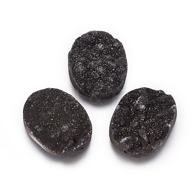 Natural Druzy Agate Beads G-E307-20-1