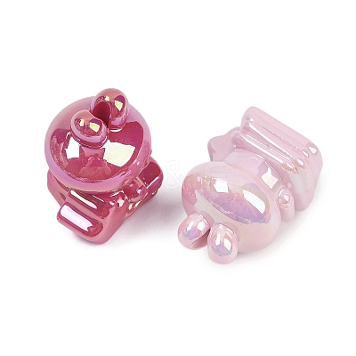 UV Plating Opaque Acrylic Beads MACR-C036-11-1