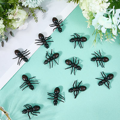 30pc PVC Simulation Ant Toy Model AJEW-CP0006-18-1