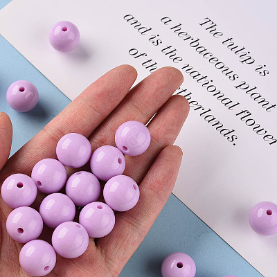 Opaque Acrylic Beads X-MACR-S370-C16mm-A03-1