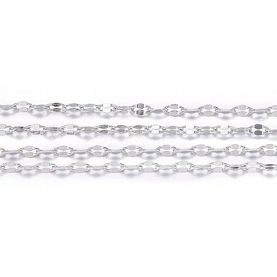 Tarnish Resistant 304 Stainless Steel Dapped Chains STAS-P213-06P-1