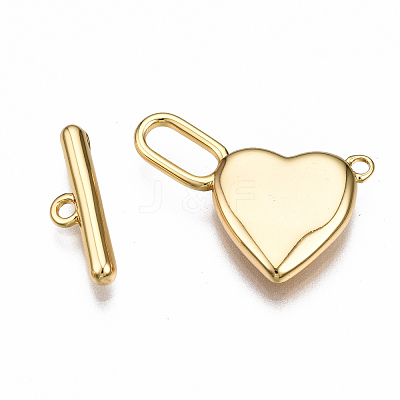 Brass Toggle Clasps KK-T063-103G-NF-1