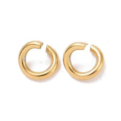 Ion Plating(IP) 304 Stainless Steel Open Jump Rings STAS-R091-01G-B-1