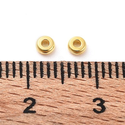 Brass Spacer Beads KK-G479-05G-1