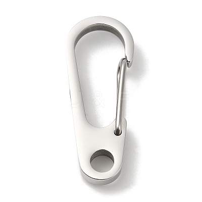 Non-Tarnish 304 Stainless Steel Keychain Clasps STAS-G321-02P-1