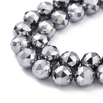 Terahertz Stone Beads Strands G-D461-13D-1