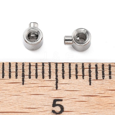 304 Stainless Steel Crimp Beads LS-STAS-L216-51P-1