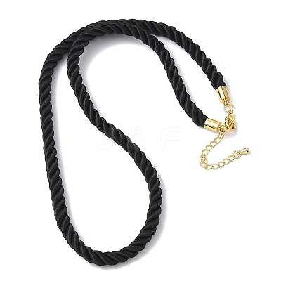 5MM Nylon Twisted Cord Necklace Making X-FIND-G096-01G-19-1