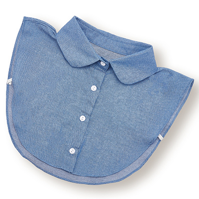 Detachable Cotton Shirt Collars AJEW-WH20816-025B-1