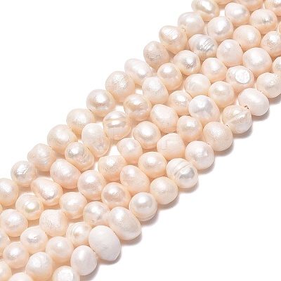 Natural Cultured Freshwater Pearl Beads Strands LS-PEAR-N013-04E-01-1