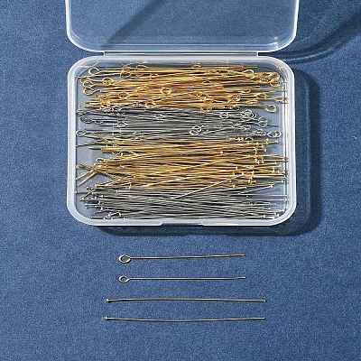 304 Stainless Steel Flat Head Pins & Eye Pins STAS-FS0001-58-1