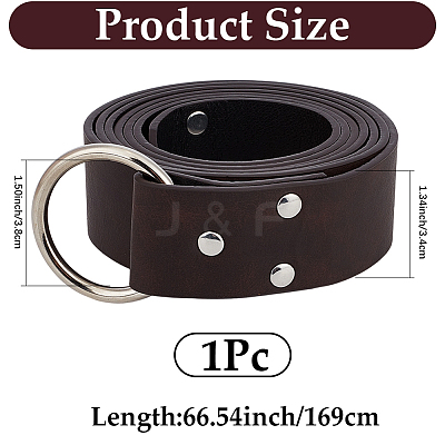 Imitation Leather Chain Belts AJEW-CL0004-83-1