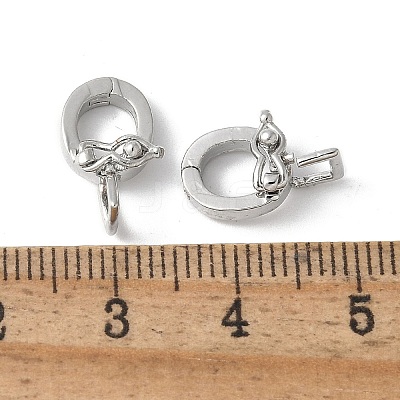 Brass Micro Pave Cubic Zirconia Pendants Bails KK-D324-08P-1