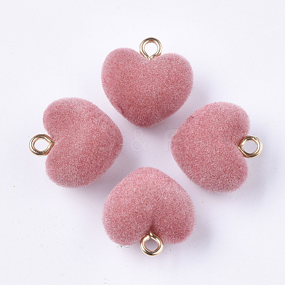 Flocky Acrylic Pendants X-FIND-T046-28-11-1
