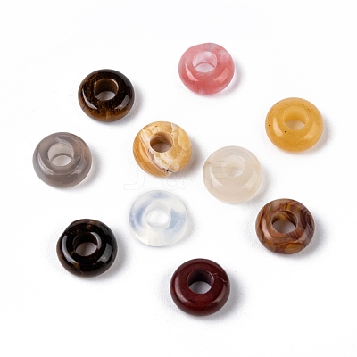 Natural & Synthetic Gemstones European Beads G-Q973-M-1