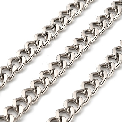 304 Stainless Steel Curb Chains CHS-A016-20P-A-1