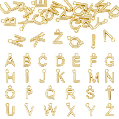 26Pcs 26 Styles Brass Charms KK-TA0003-34-1