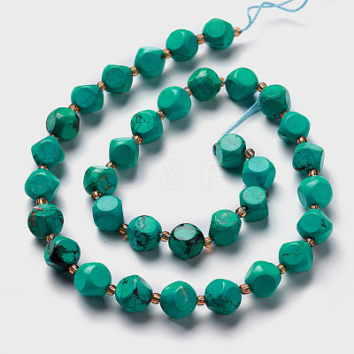 Synthetic Magnesite Beads Strand G-M367-23B-2-1
