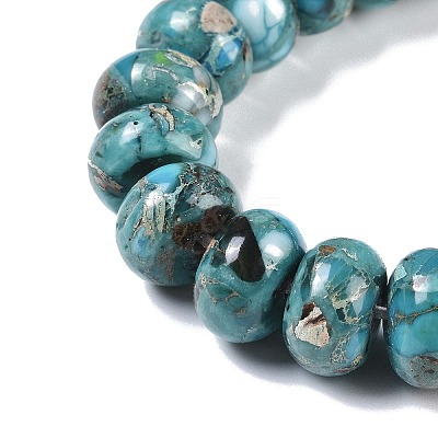 Dyed Synthetic Imperial Jasper Beads Strands G-P529-E01-A05-1