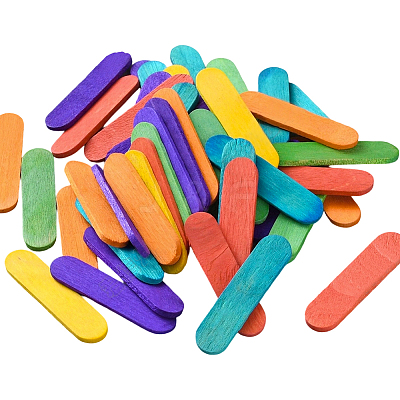 10 Sets Wood Craft Sticks DIY-CN0003-32A-1